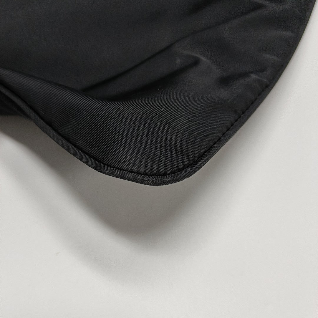 Nylon Shoulder Bag Black