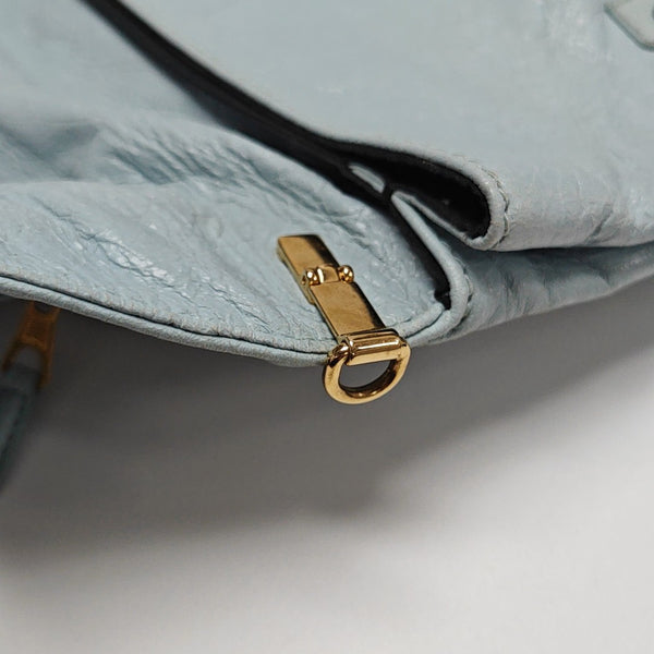 Classic City Small Lambskin Blue