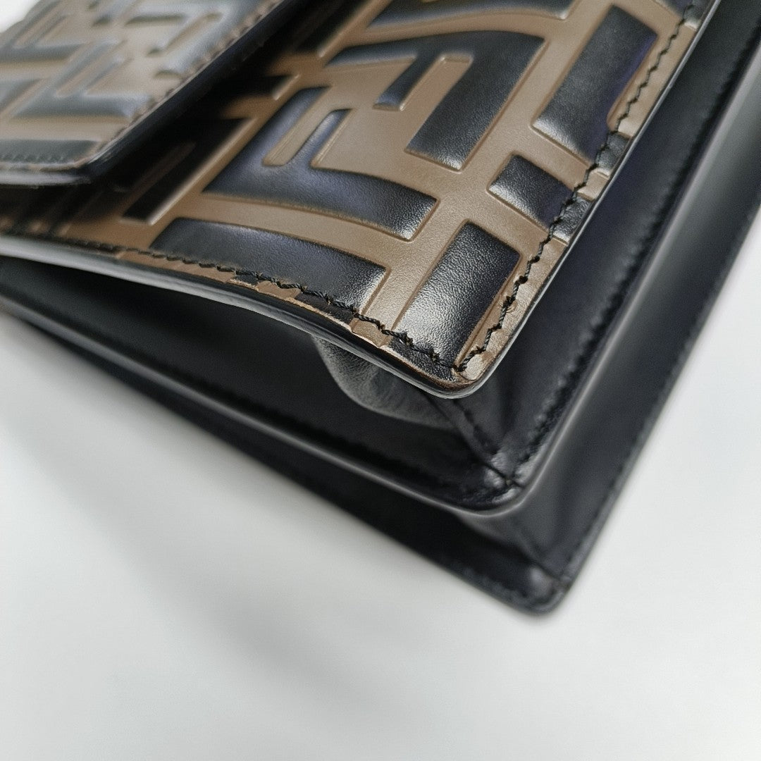 Kan U Small Calfskin Brown