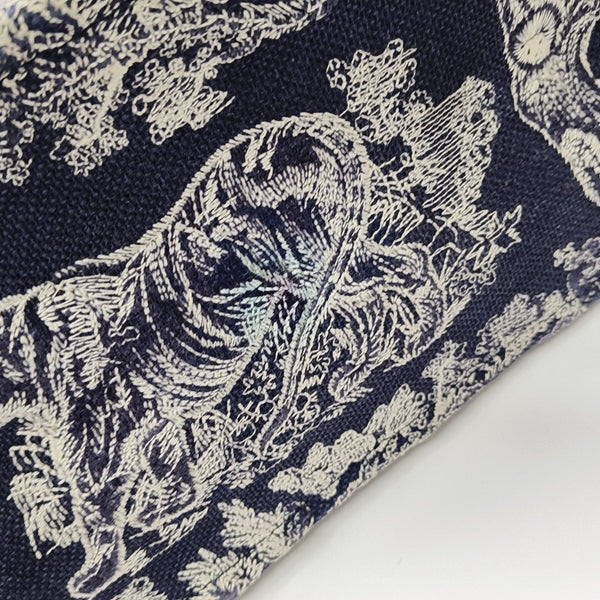 Book Tote Medium Canvas Blue