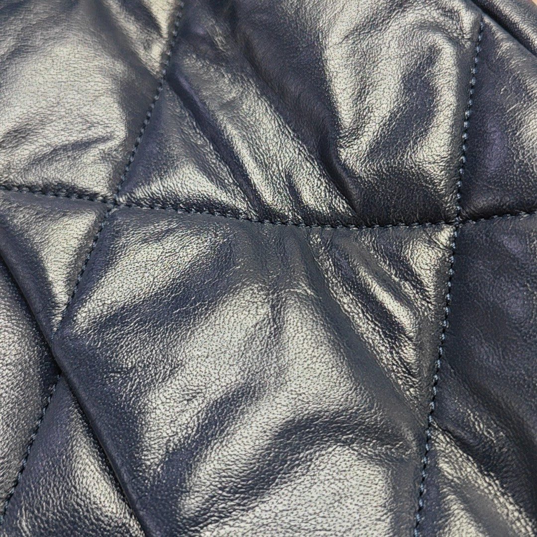 CHANEL 19 Small Quilted Lambskin Blue