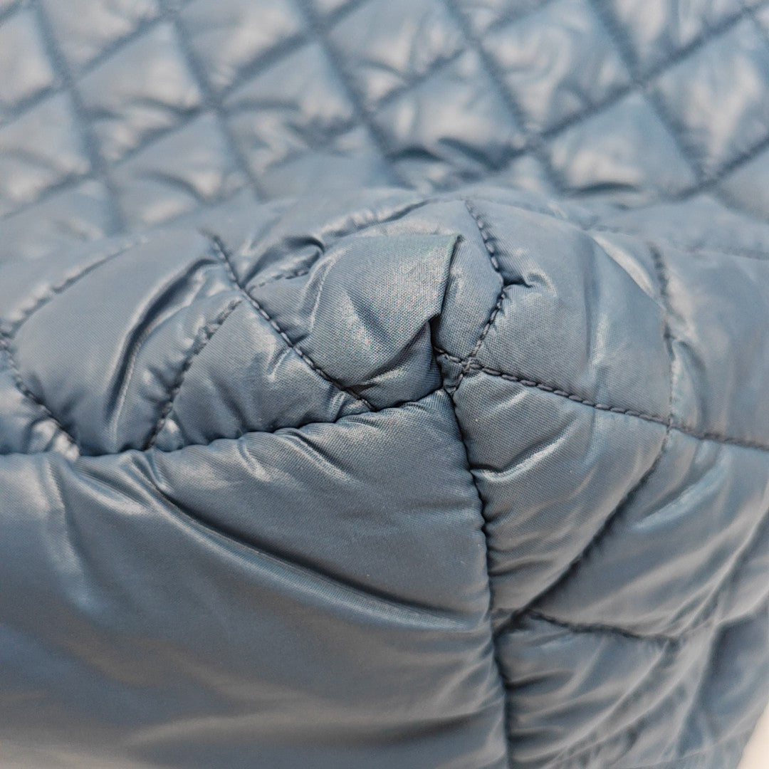 COCO COCOON Quilted Nylon Blue