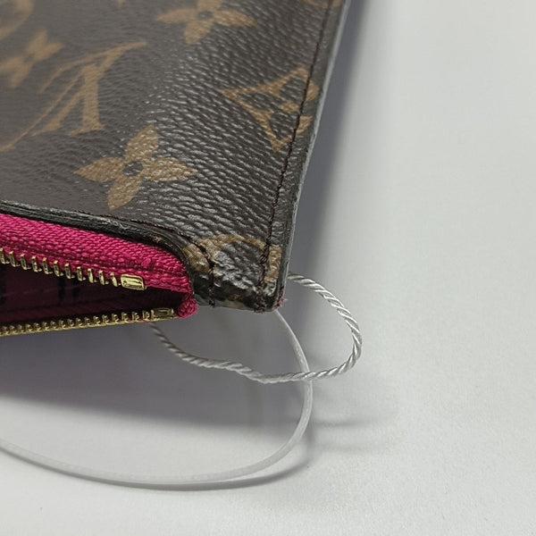 NEVERFULL PM Monogram Coated Canvas Brown