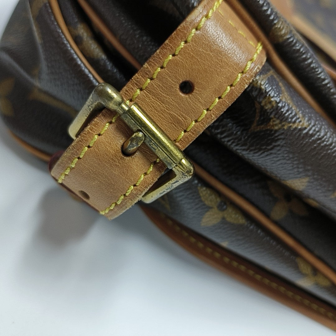 SAUMUR 30 Monogram Coated Canvas Brown
