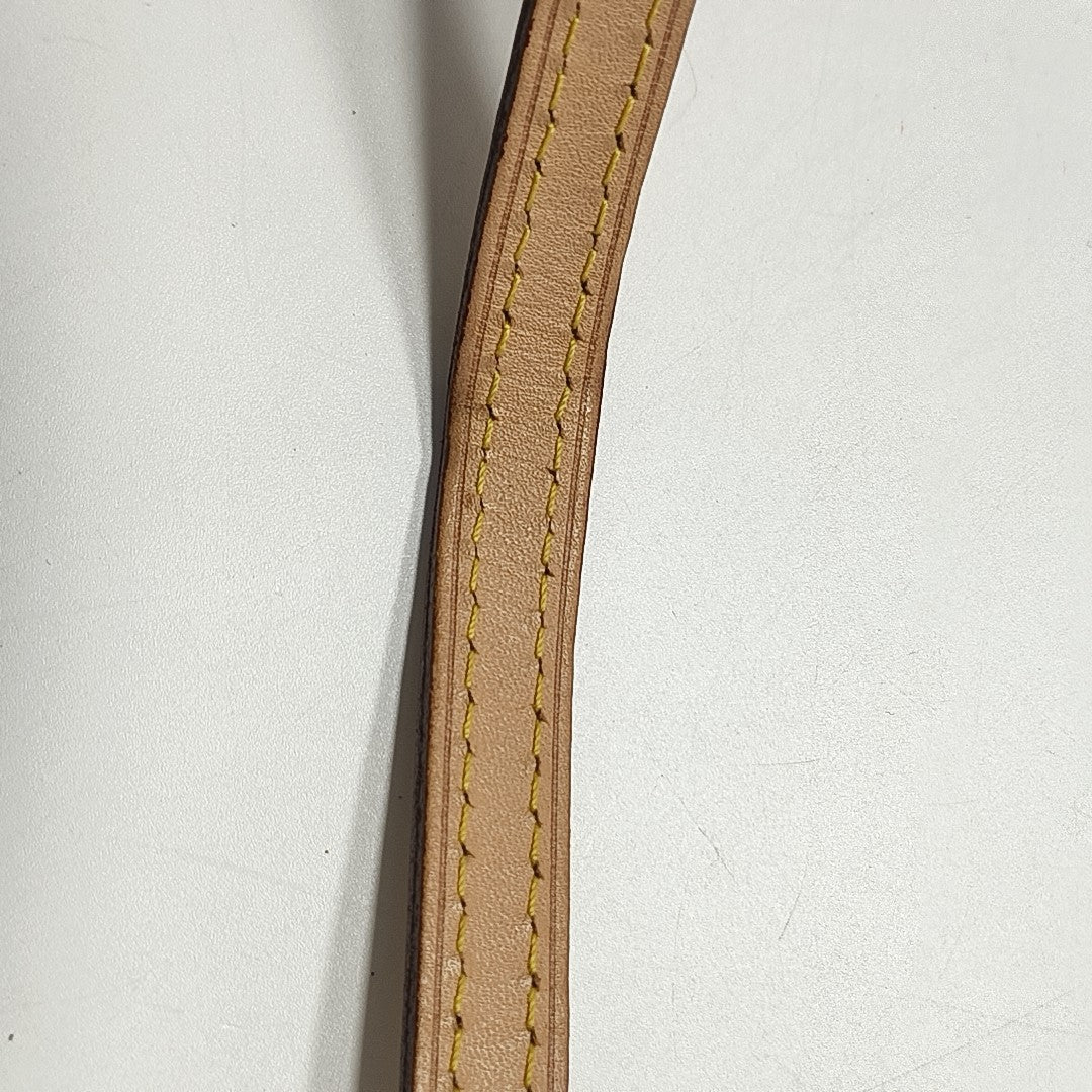 ALMA BB Monogram Coated Canvas Brown
