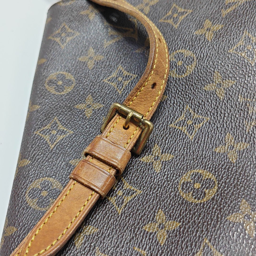 MUSETTE TANGO Monogram Coated Canvas Brown