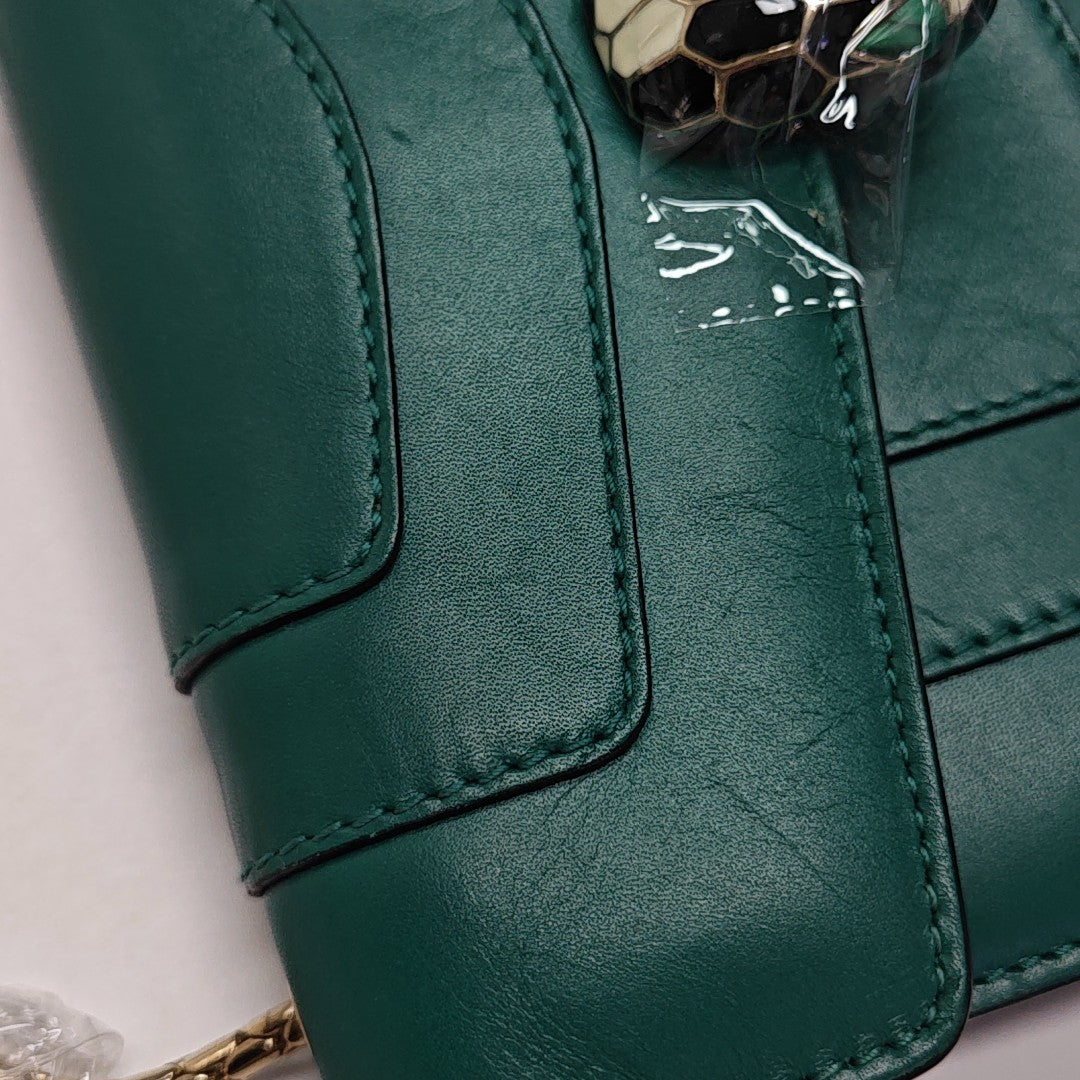 SERPENTI FOREVER Small Calfskin Green