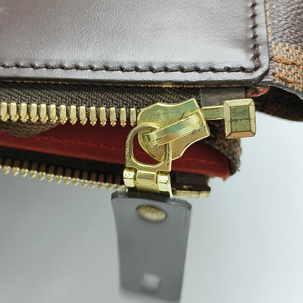 GREENWICH Lona recubierta Damier Ebene Marrón
