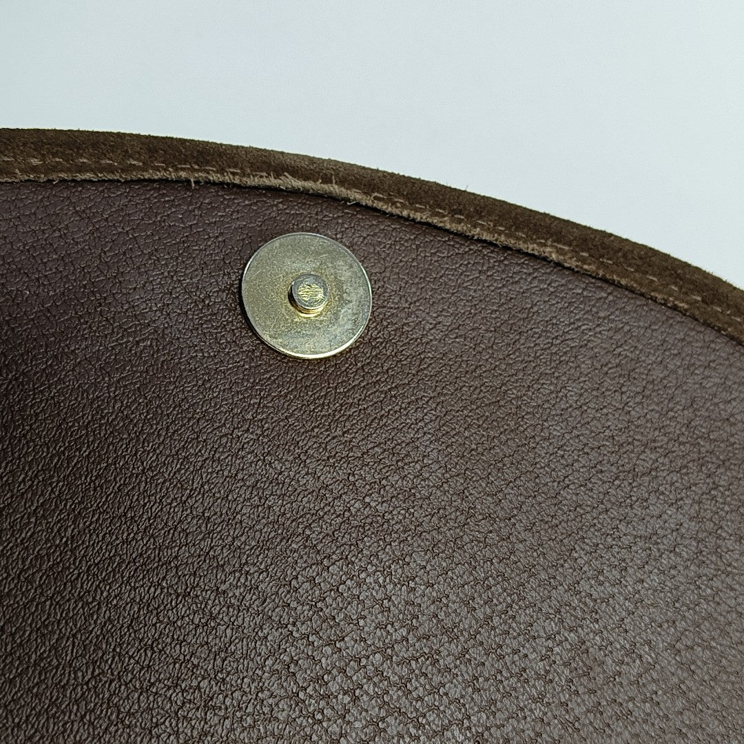 Coated Canvas Shoulder Bag Beige