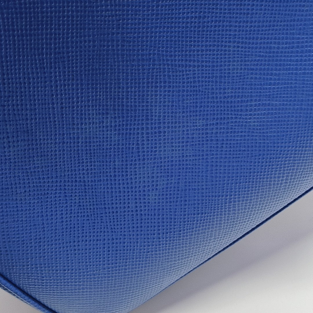 Saffiano Calfskin Tote Bag Blue