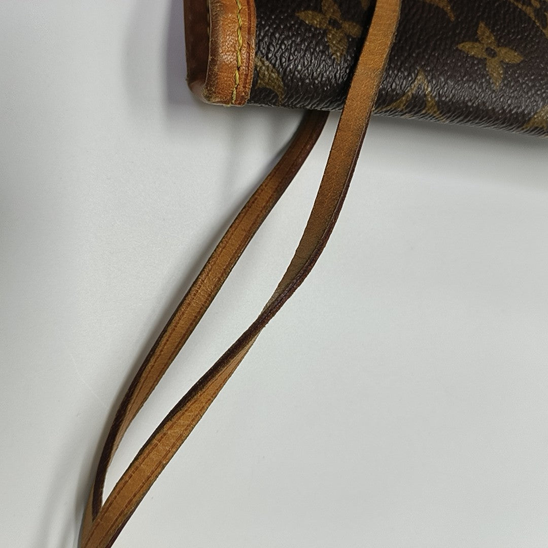 NEVERFULL GM Monogram Coated Canvas Brown