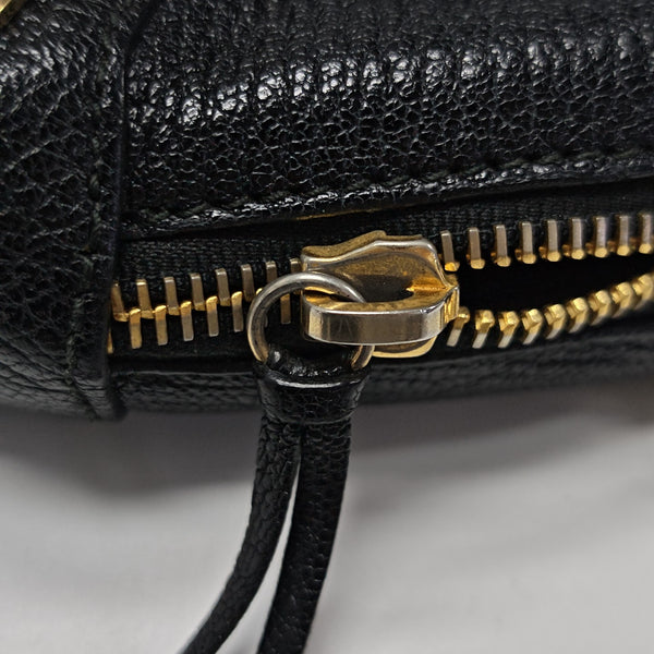 Calfskin Shoulder Bag Black