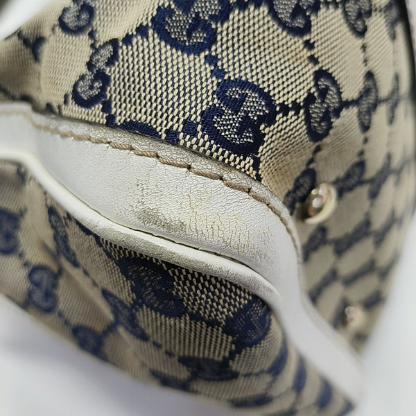 Boston Monogram Canvas Gray