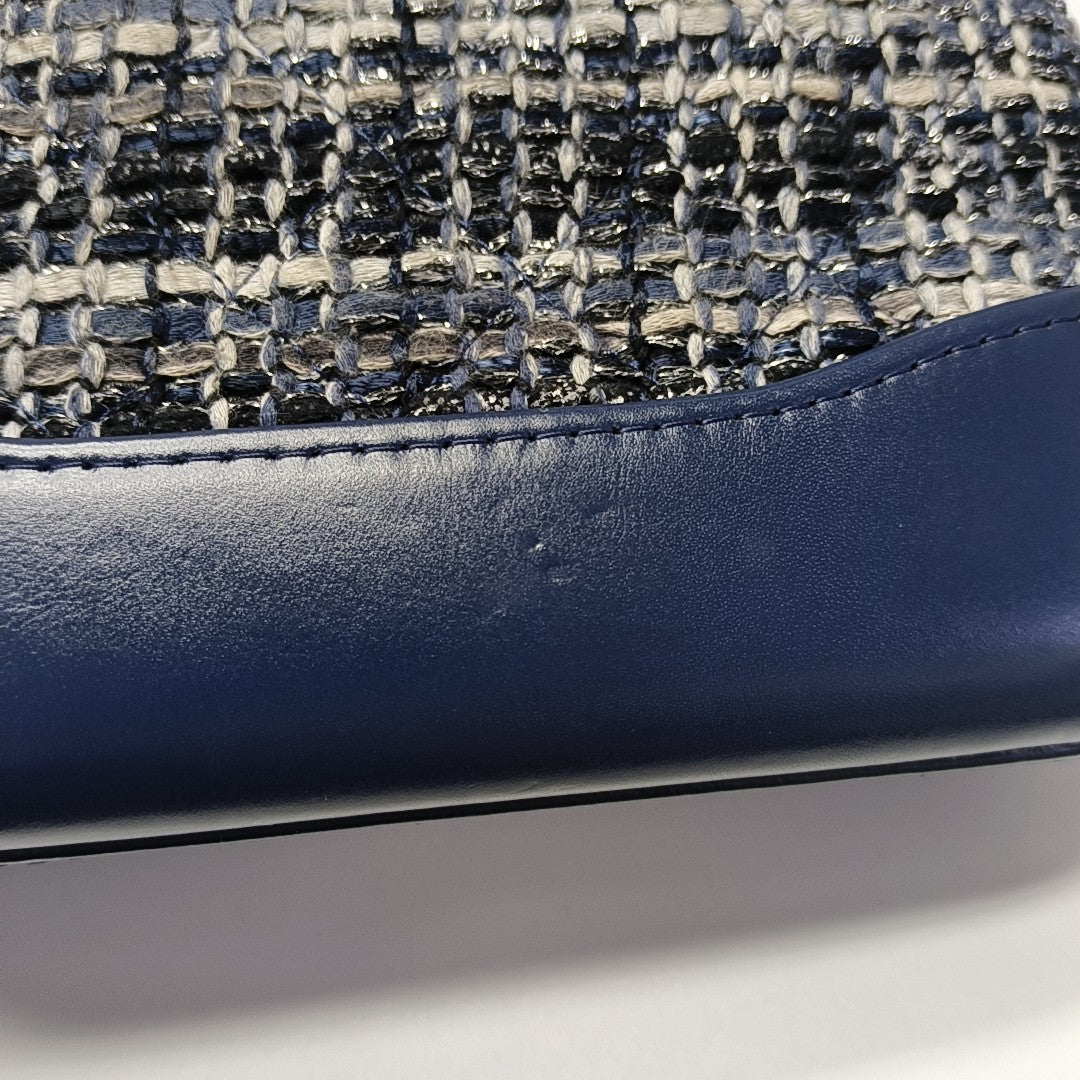 GABRIELLE Mini Quilted Calfskin Blue