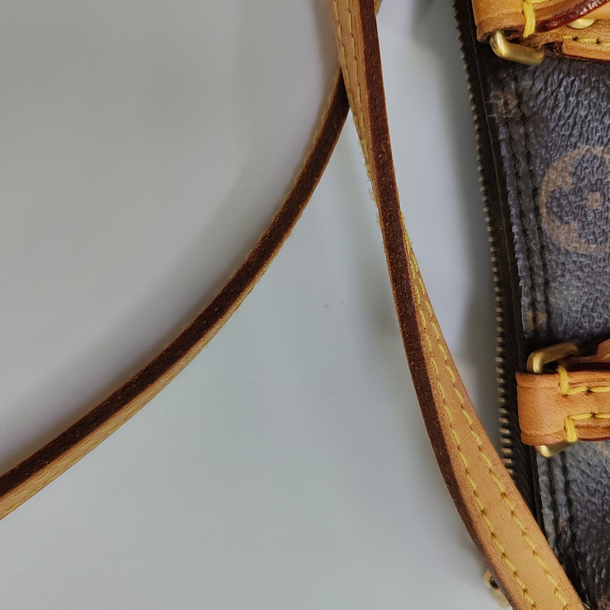 SPEEDY Nano Monogram Coated Canvas Brown