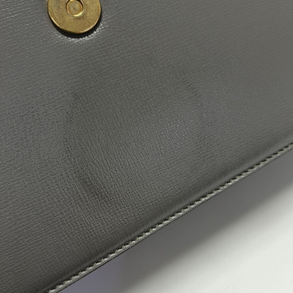 GG Ring Medium Calfskin Gray