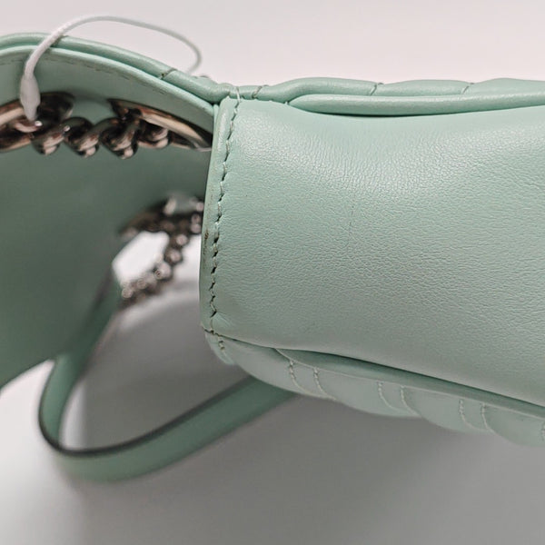 GG Marmont Medium Quilted Calfskin Green