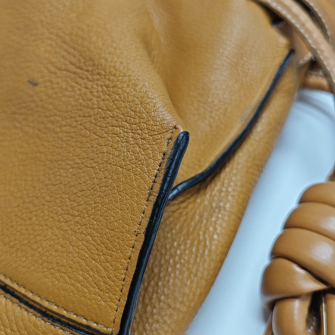 Calfskin Shoulder Bag Yellow