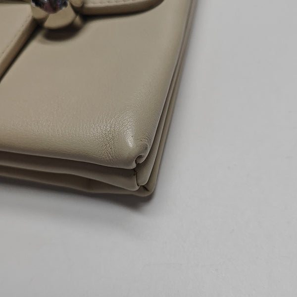 Calfskin Crossbody Bag Beige