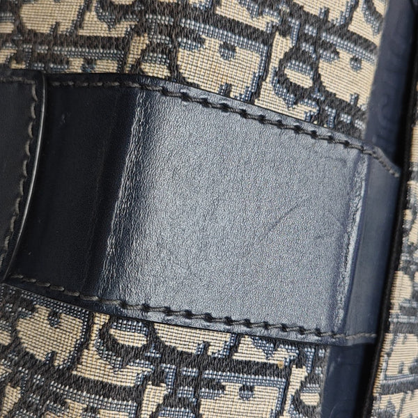 30 Montaigne Mini Oblique Canvas Blue