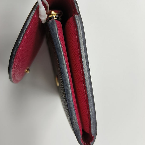 ROSALIE Monogram Coated Canvas Brown Wallet