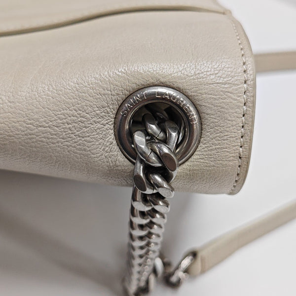 Calfskin Shoulder Bag White