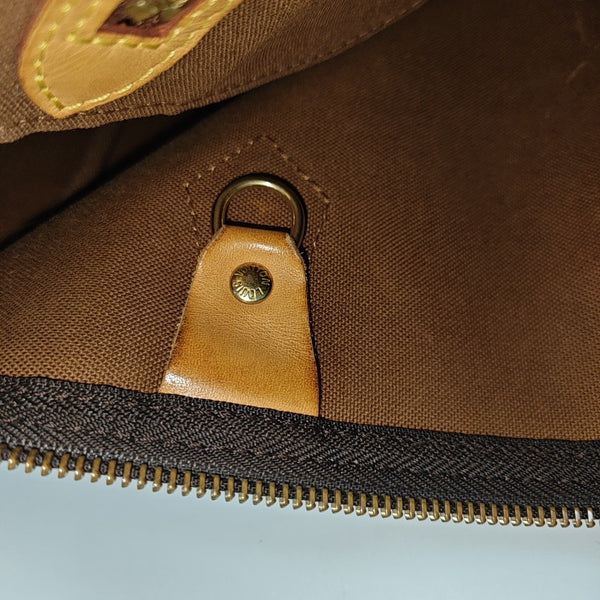 SPEEDY 30 Monogram Coated Canvas Brown