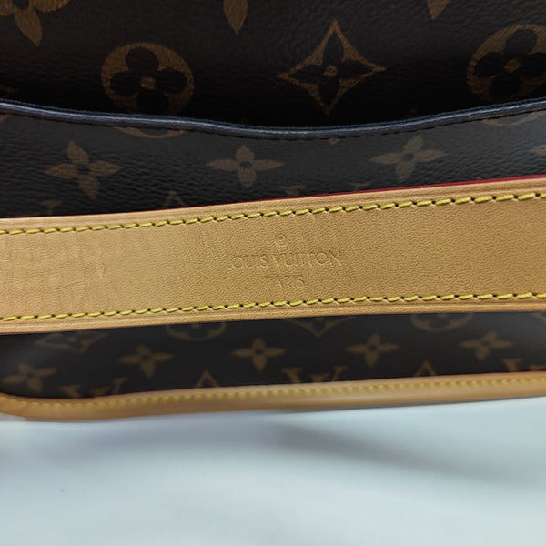 DIANE Monogram Coated Canvas Brown