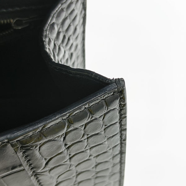 Hourglass S Calfskin Black