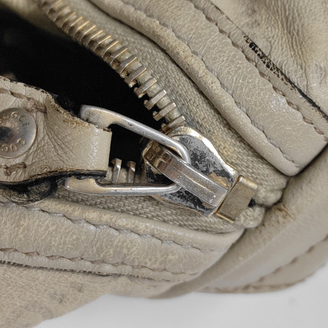 Joy Medium Monogram Calfskin Beige