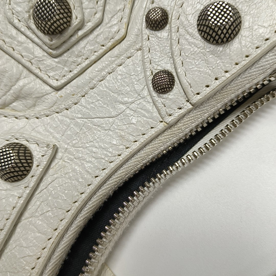 Le Cagole Mini Lambskin White