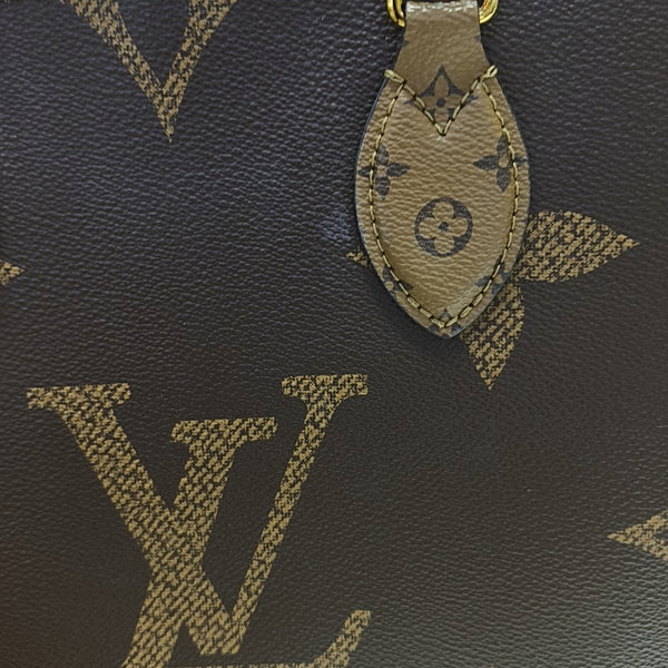 ONTHEGO MM Monogram Coated Canvas Brown