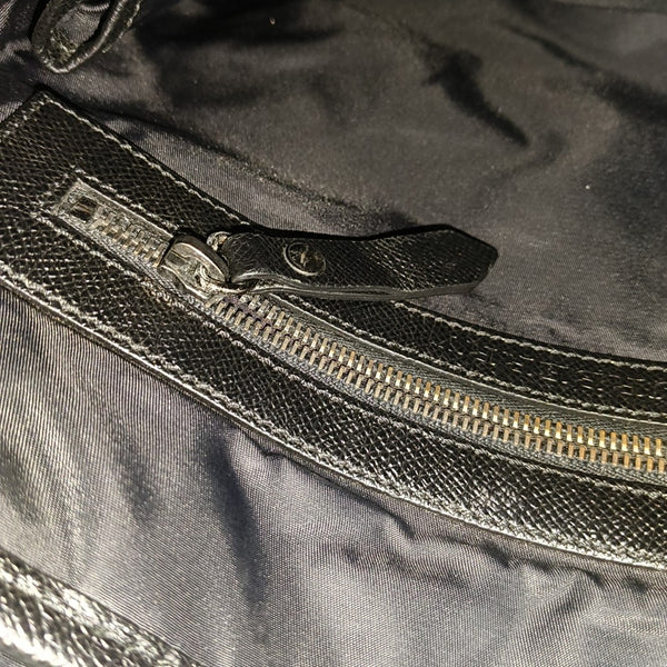 Fabric Crossbody Bag Black