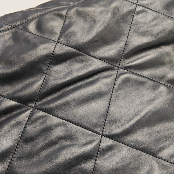 CHANEL 22 Small Quilted Calfskin Black