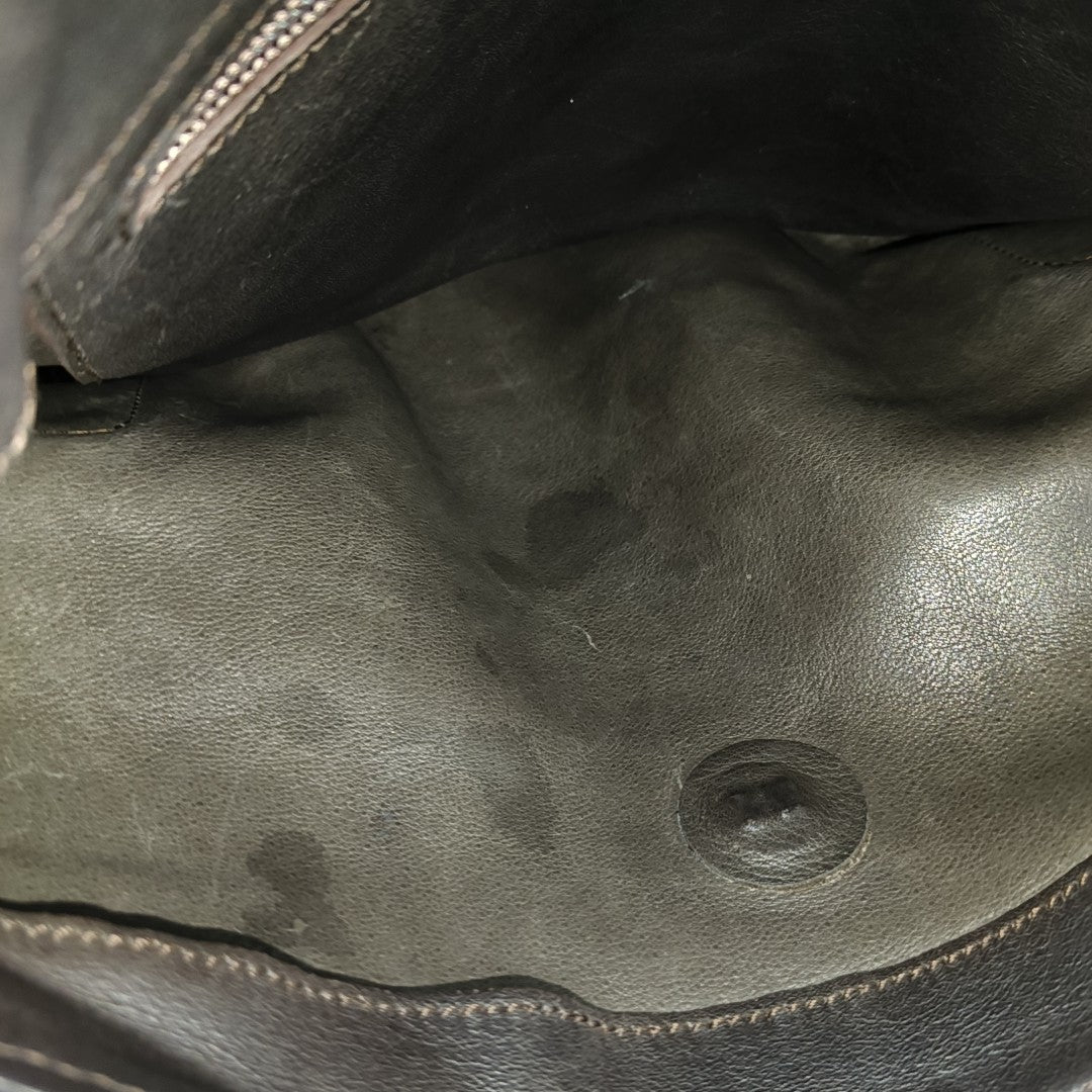 Suede Shoulder Bag Brown