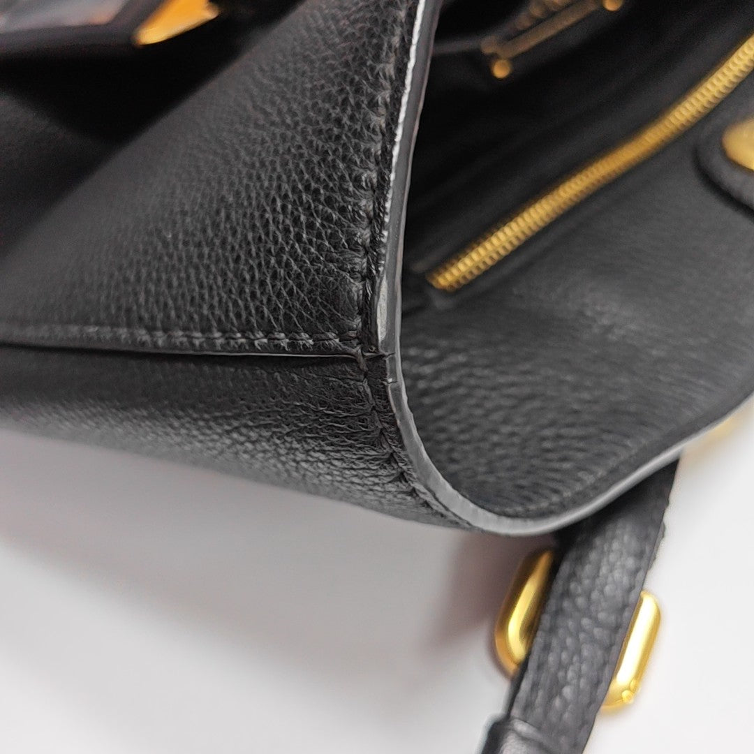 Calfskin Tote Bag Black