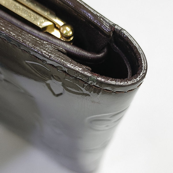 VIENNOIS Monogram Patent Leather Red Wallet