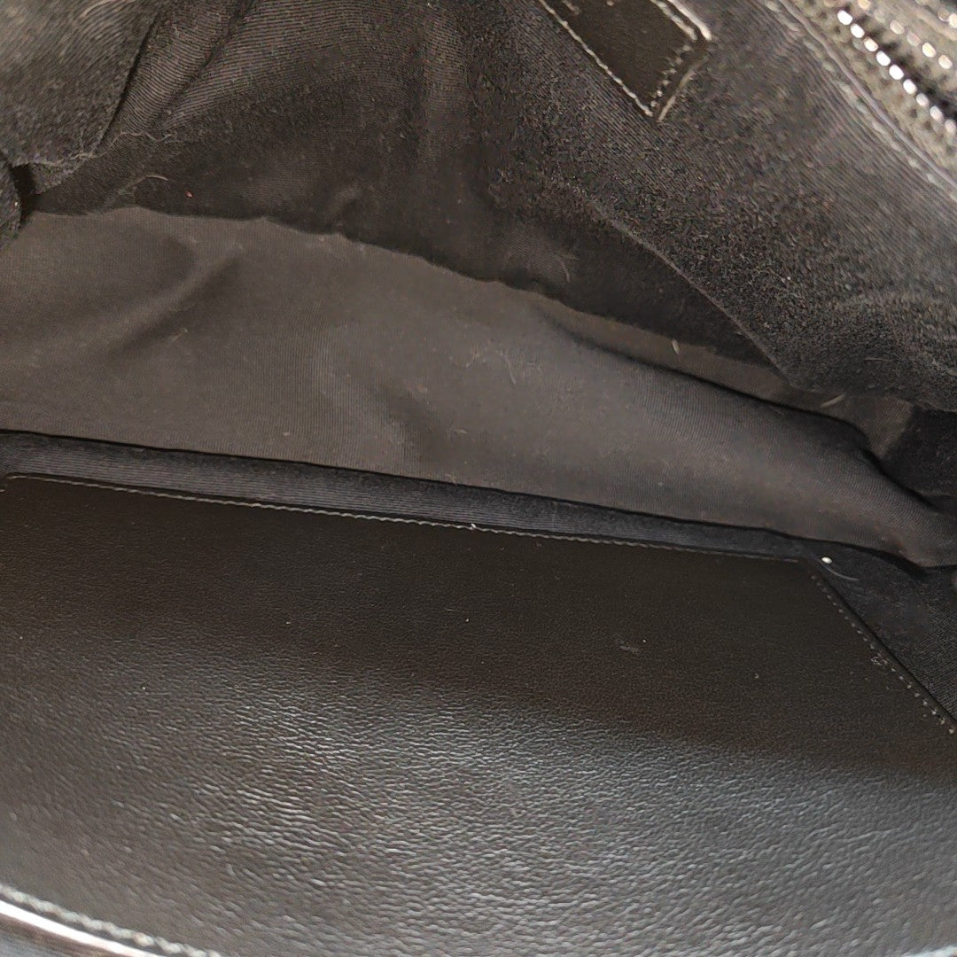 NIKI Medium Chevron Calfskin Black
