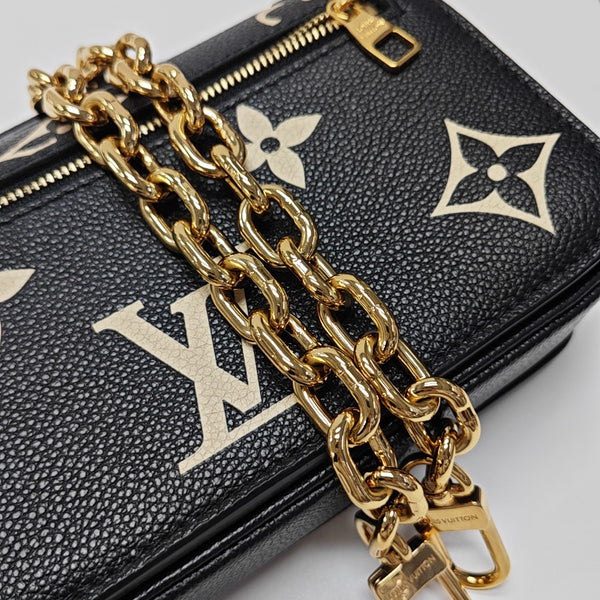 MÉTIS EAST WEST Monogram Calfskin Black