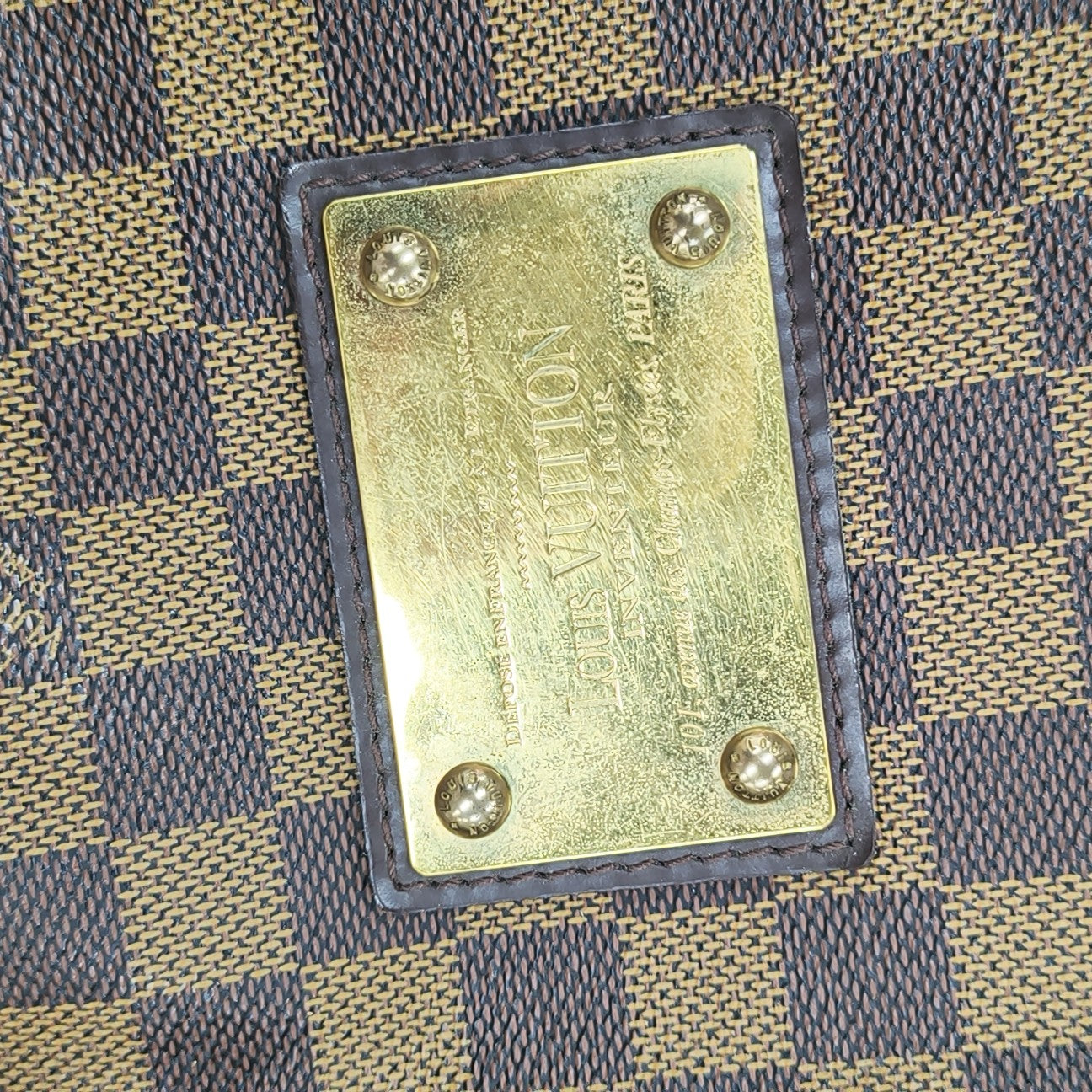 HAMPSTEAD GM Damier Ebene Coated Canvas Brown