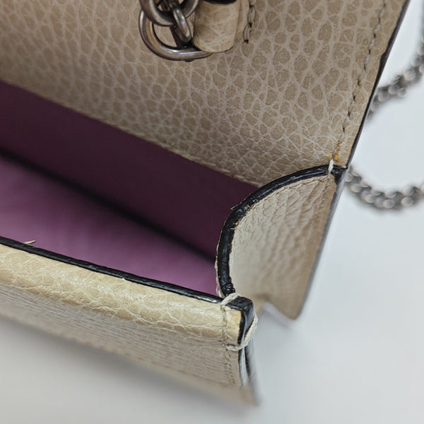 Dionysus Super Mini Calfskin Beige