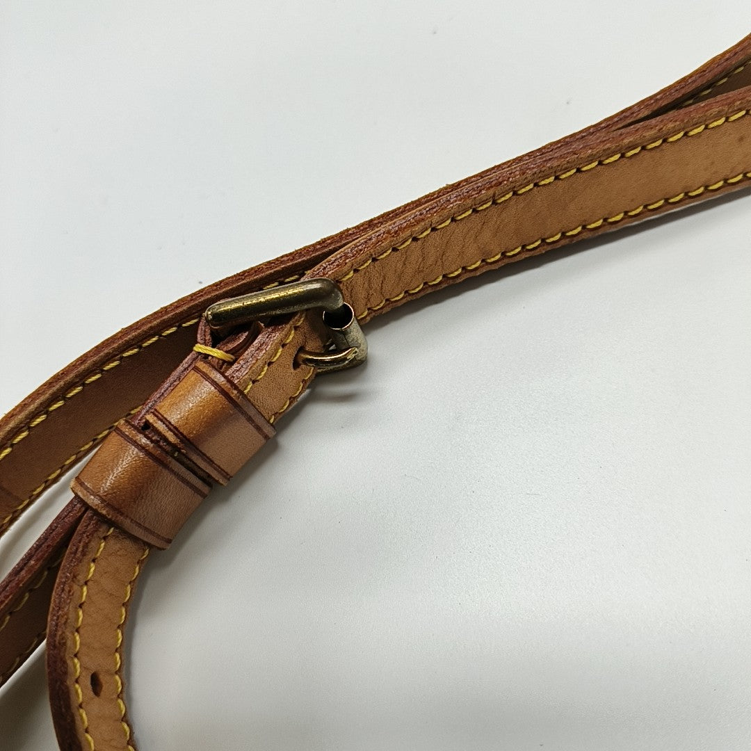 TAMBOURINE Monogram Coated Canvas Brown