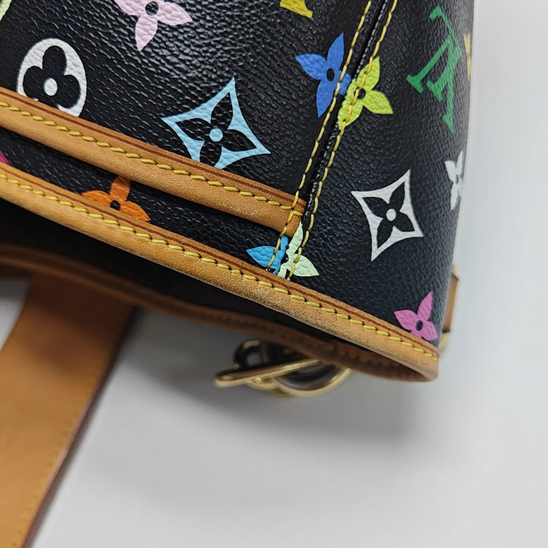 LV × TM ANNIE Monogram Coated Canvas Black