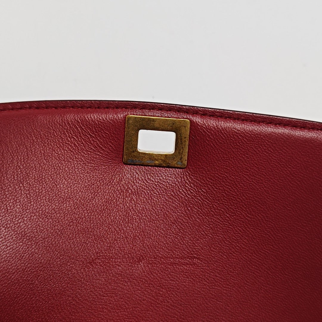 CLASSIC BOX Mini Calfskin Red