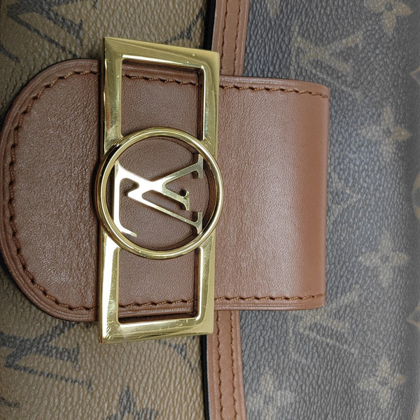 DAUPHINE Mini Monogram Coated Canvas Brown