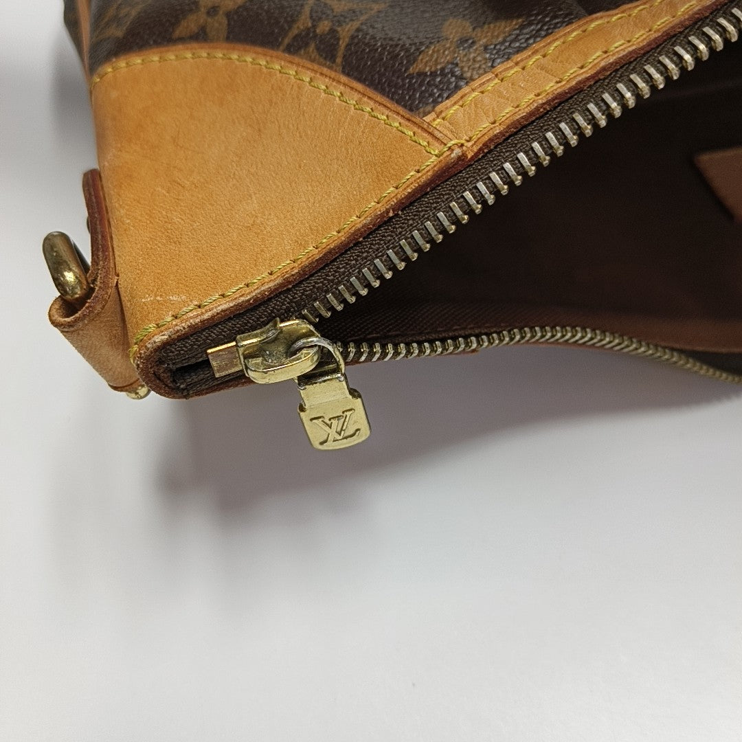 ODEON Monogram Coated Canvas Brown