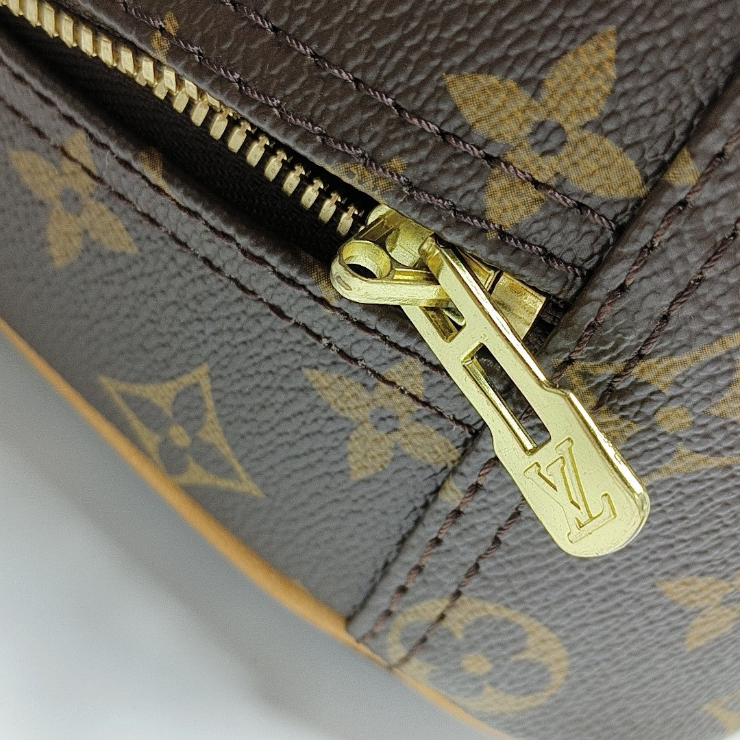 DEAUVILLE Monogram Coated Canvas Brown