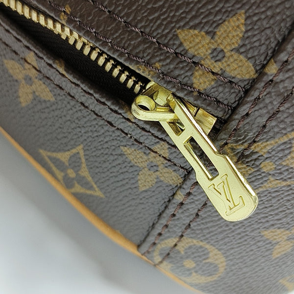 DEAUVILLE Monogram Coated Canvas Brown