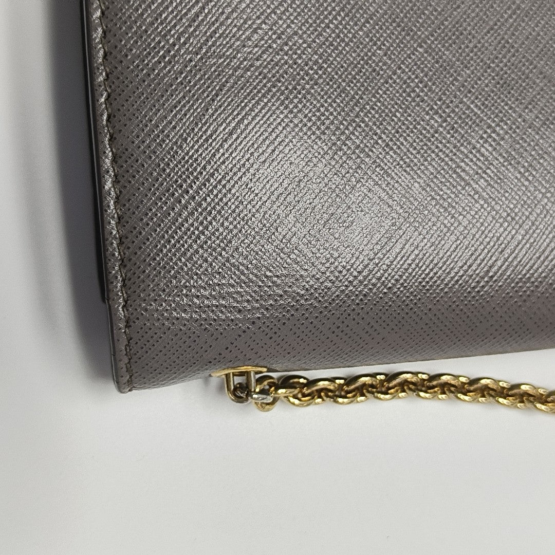 Ginny Leather Gray