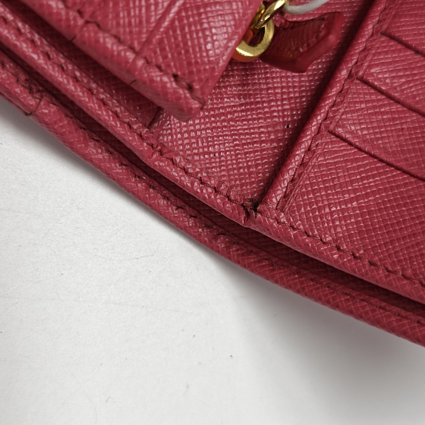 Saffiano Calfskin Wallet Pink